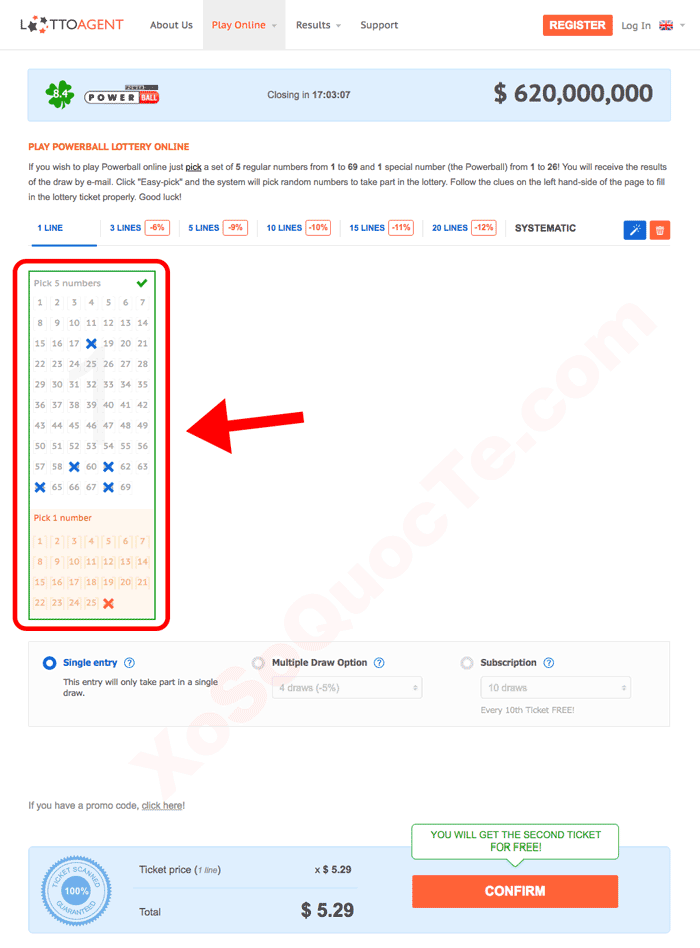 mua powerball tại Lotto Agent