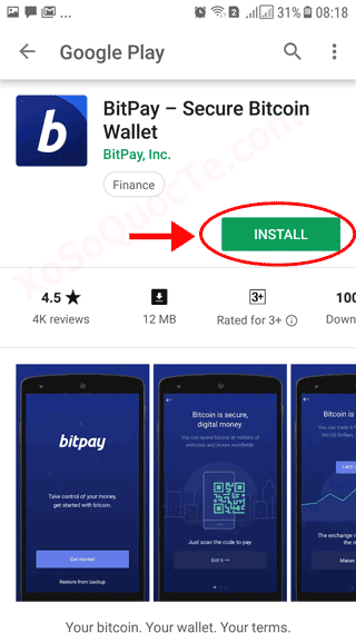 cổng thanh toán bitpay