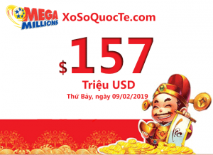 xo so mega millions 157 trieu usd