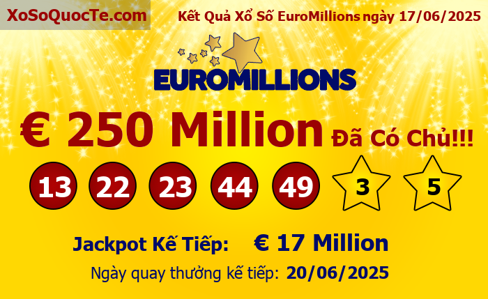Kết Quả Xổ Số EuroMillions
