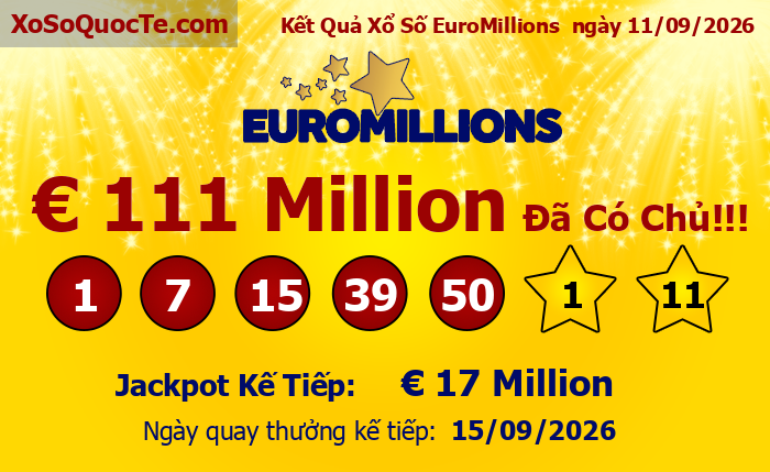 Kết Quả Xổ Số EuroMillions